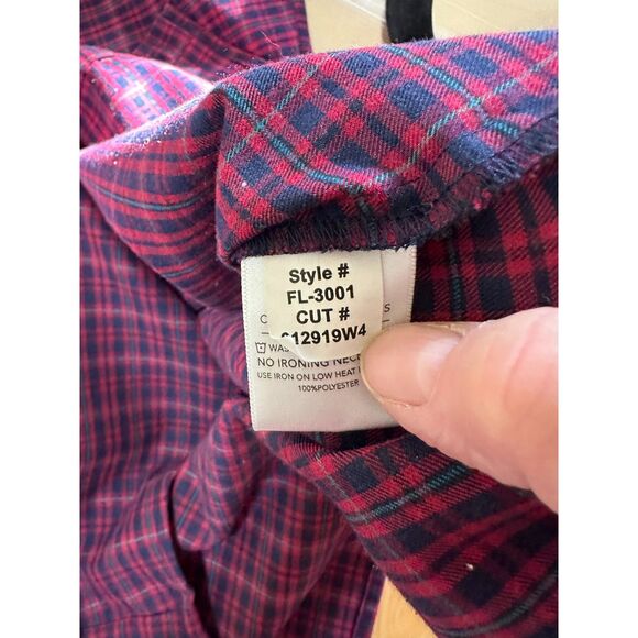 Mizzen & Main Men's Size M Trim Fit Plaid Button Down Shirt Outdoors Classic - Picture 4 of 4